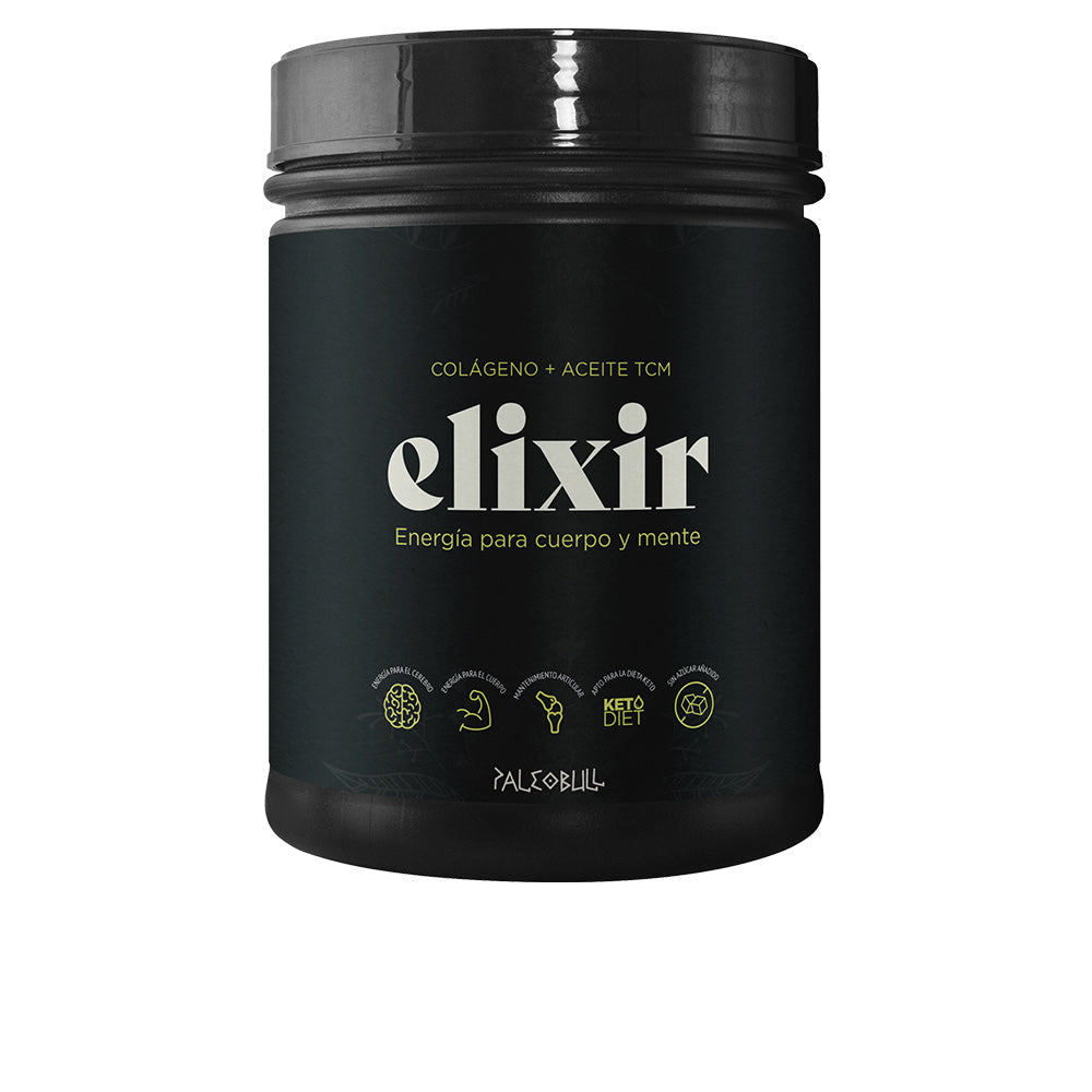 Jar of neutral powdered collagen and MCT supplement, 450 g, unflavoured