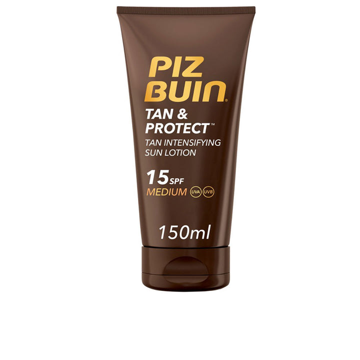 150 ml light sun lotion bottle, SPF 15, hydrating non-greasy formula