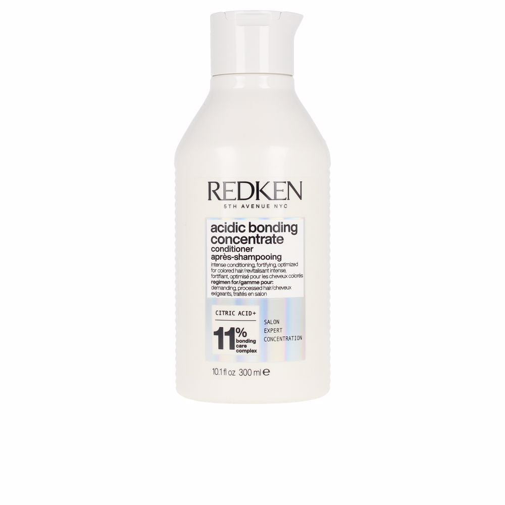 1,000 ml pump bottle of acidic bonding concentrate conditioner for Unisex colour-treated hair