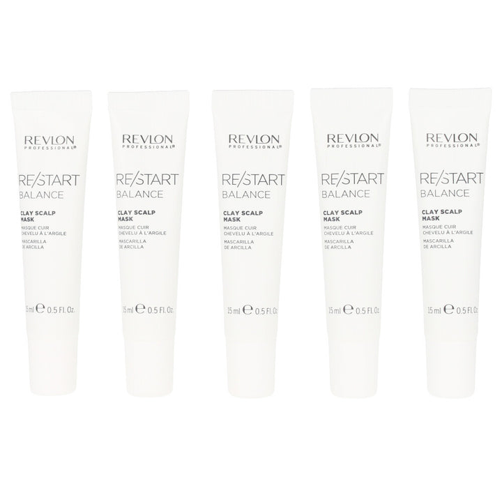15 ml clay scalp mask sachet for oily scalps, kaolin and bentonite formula