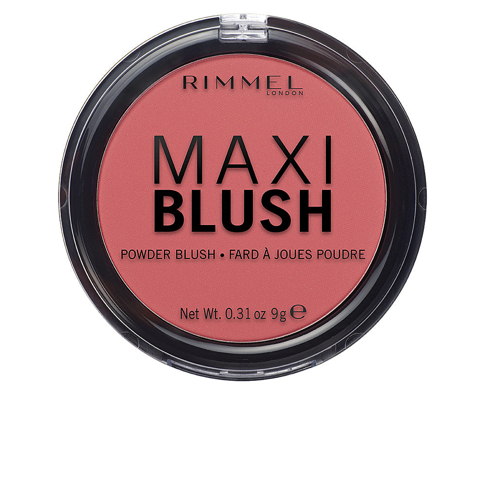 Round compact powder blush in pink shade, 9 g, labelled 005-rendez-vous, Unisex