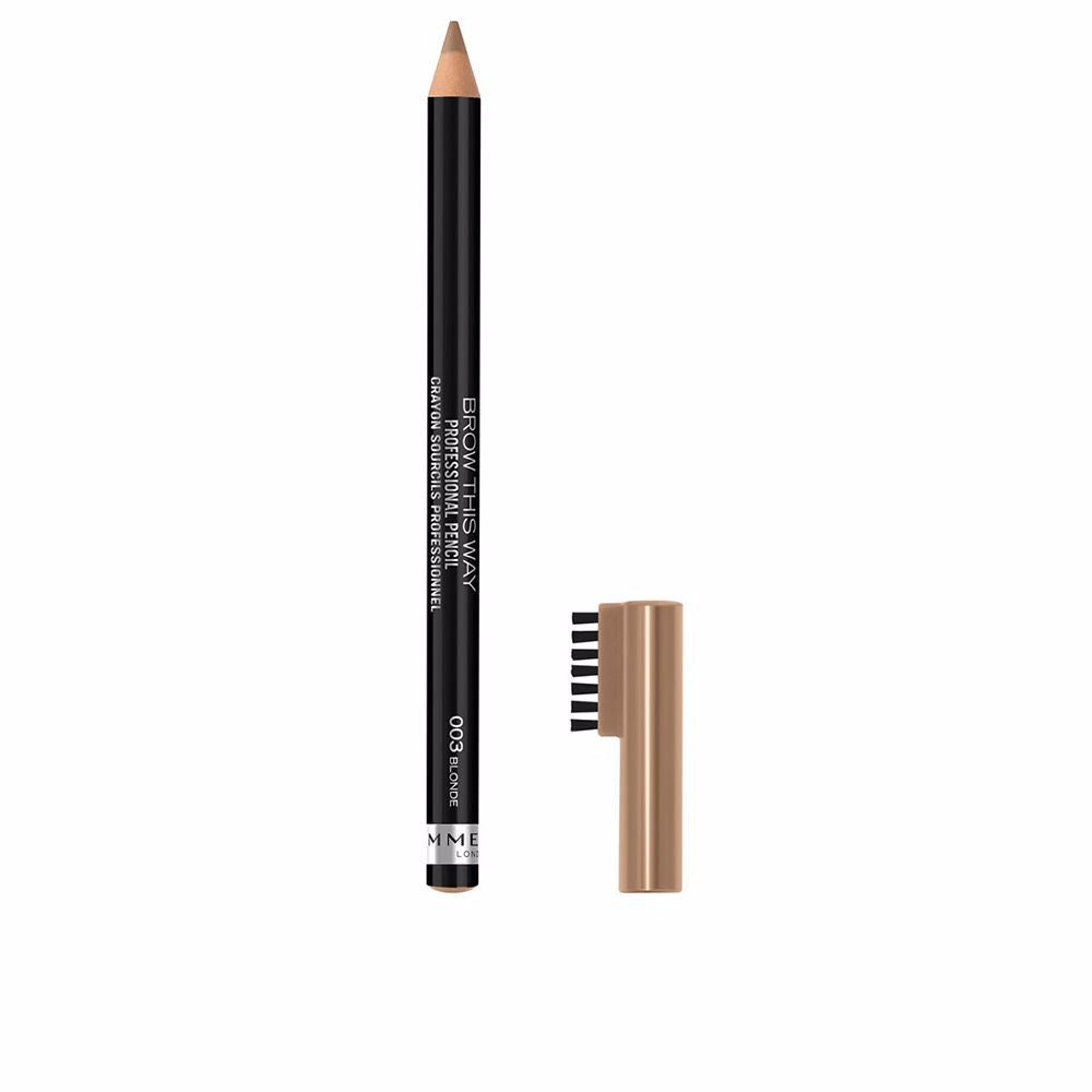 Slim brown eyebrow pencil with integrated spoolie, 1.41 g, shade Brunette
