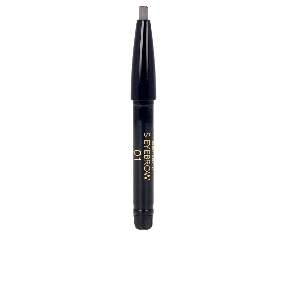 0.2 g taupe oval-tip refill for refillable eyebrow pencil, sustainable packaging