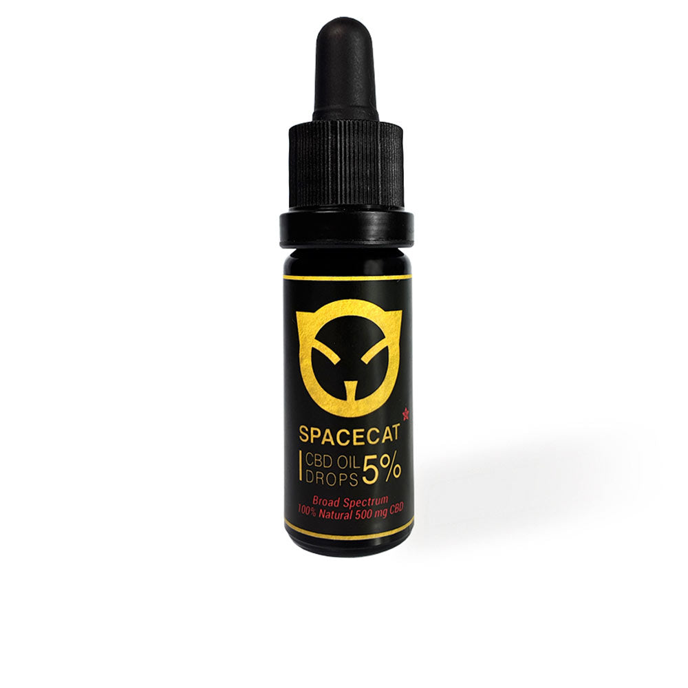 10 ml amber dropper bottle of 5% full‑spectrum CBD face oil, hemp seed oil formula